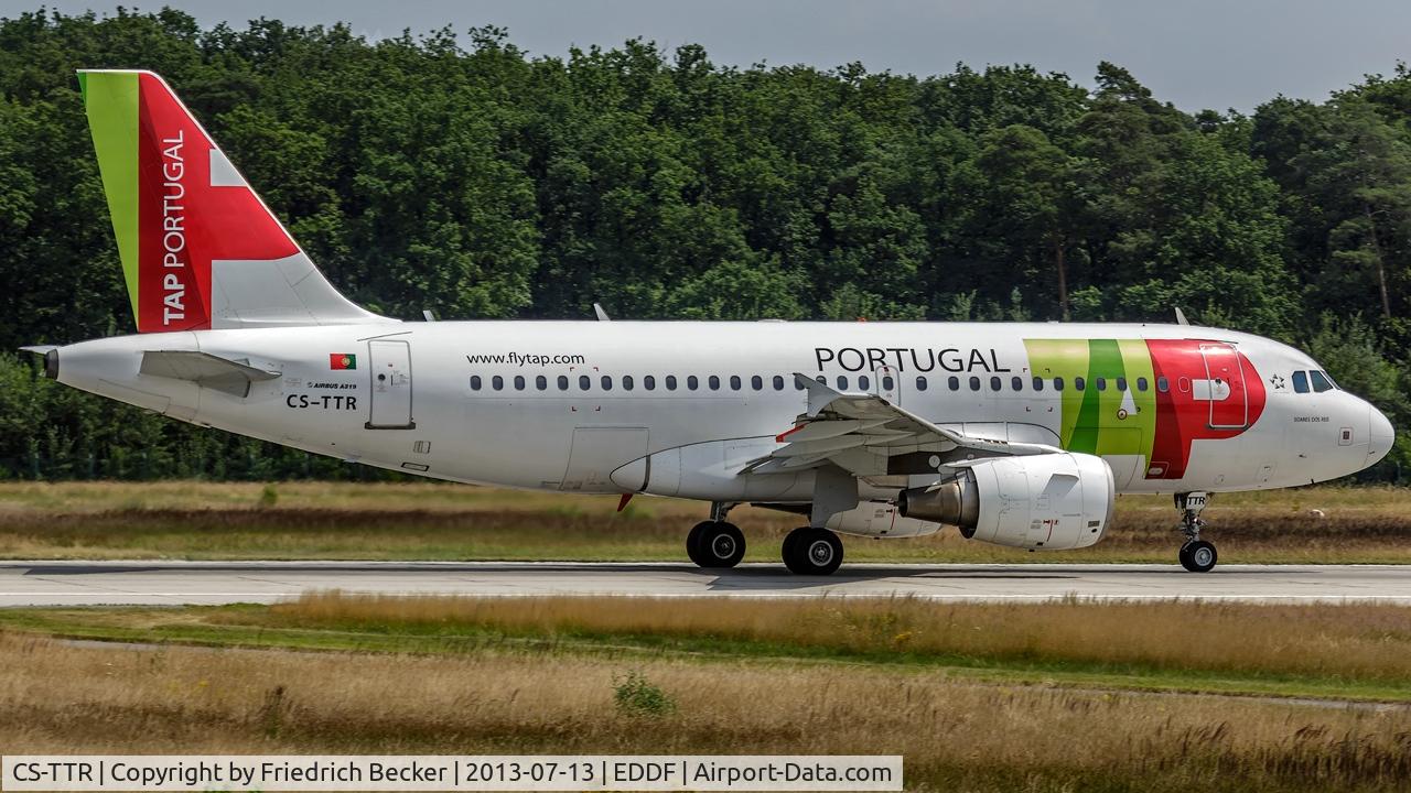 CS-TTR, 2002 Airbus A319-112 C/N 1756, departure via RW18W
