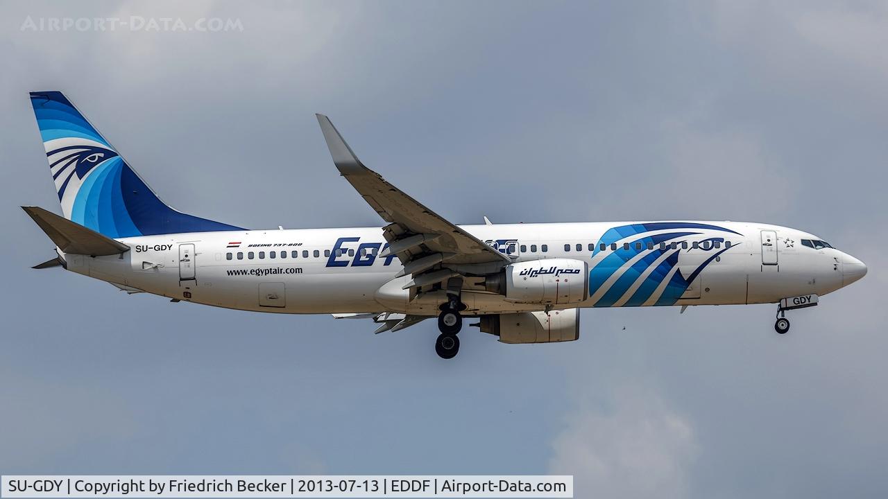 SU-GDY, 2010 Boeing 737-866 C/N 40758, on final RW07R