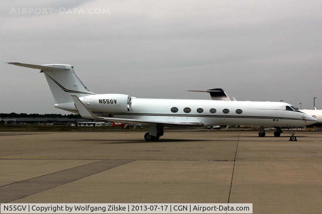 N55GV, 1997 Gulfstream Aerospace G-V C/N 515, visitor