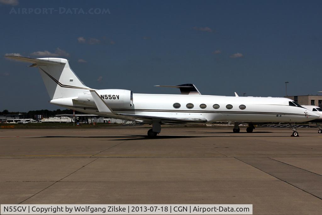 N55GV, 1997 Gulfstream Aerospace G-V C/N 515, visitor