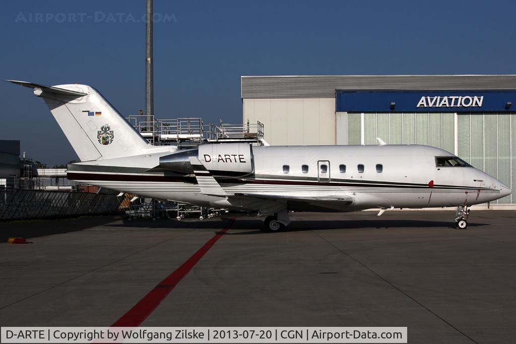 D-ARTE, 1989 Canadair Challenger 601-3A (CL-600-2B16) C/N 5060, visitor