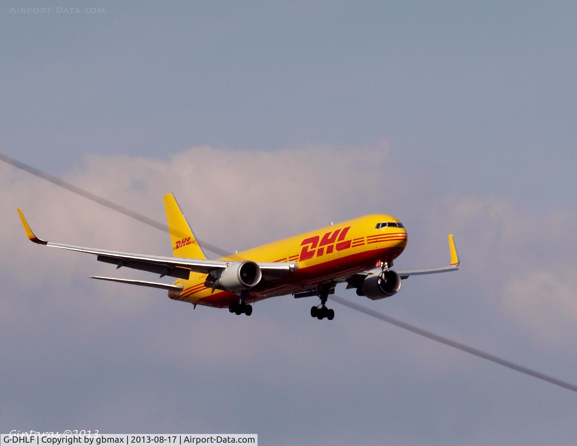 G-DHLF, 2009 Boeing 767-3JHF C/N 37806, A minute before landing @ JFK 's 22L