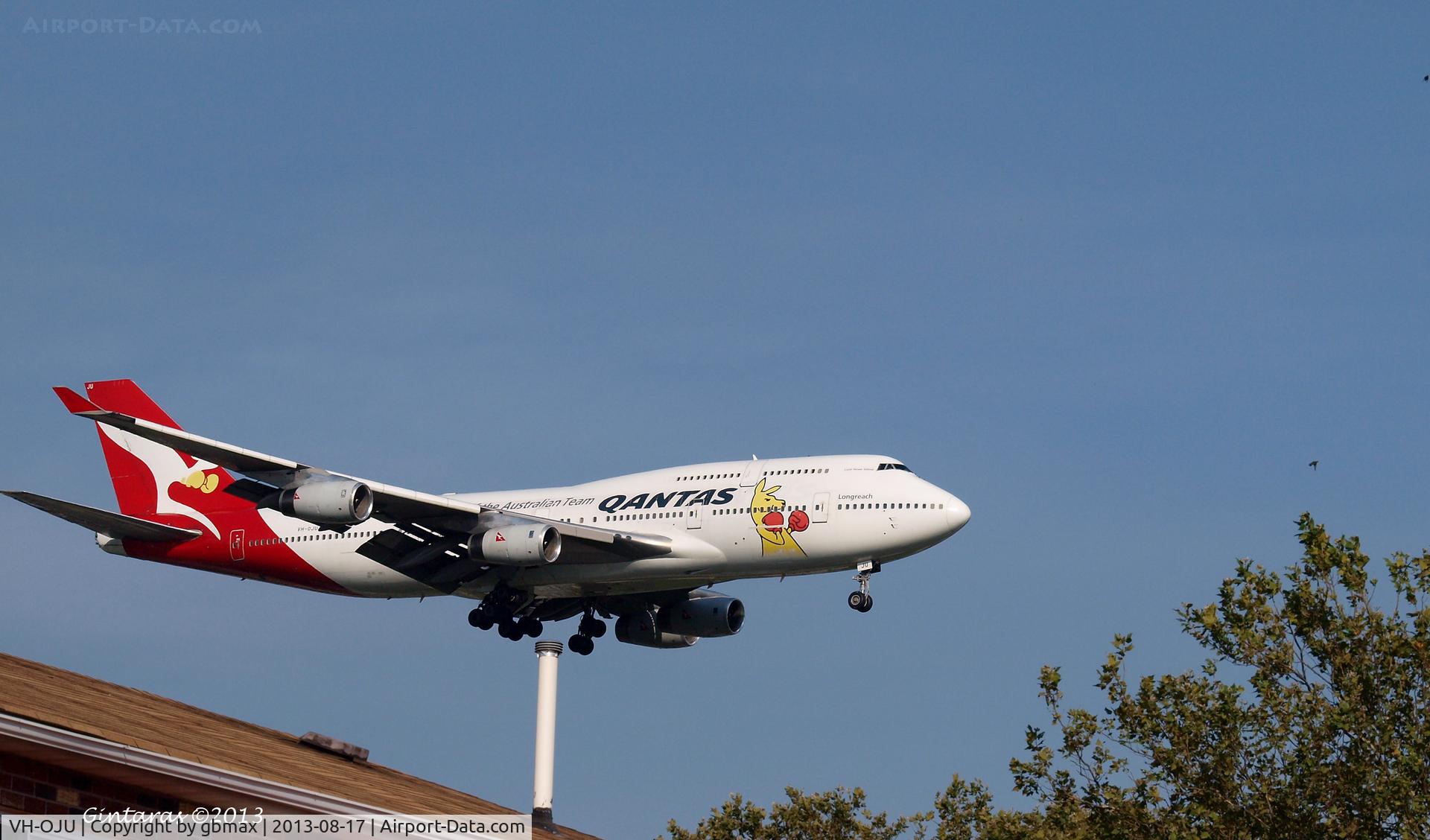 VH-OJU, 1999 Boeing 747-438 C/N 25566, Qantas 