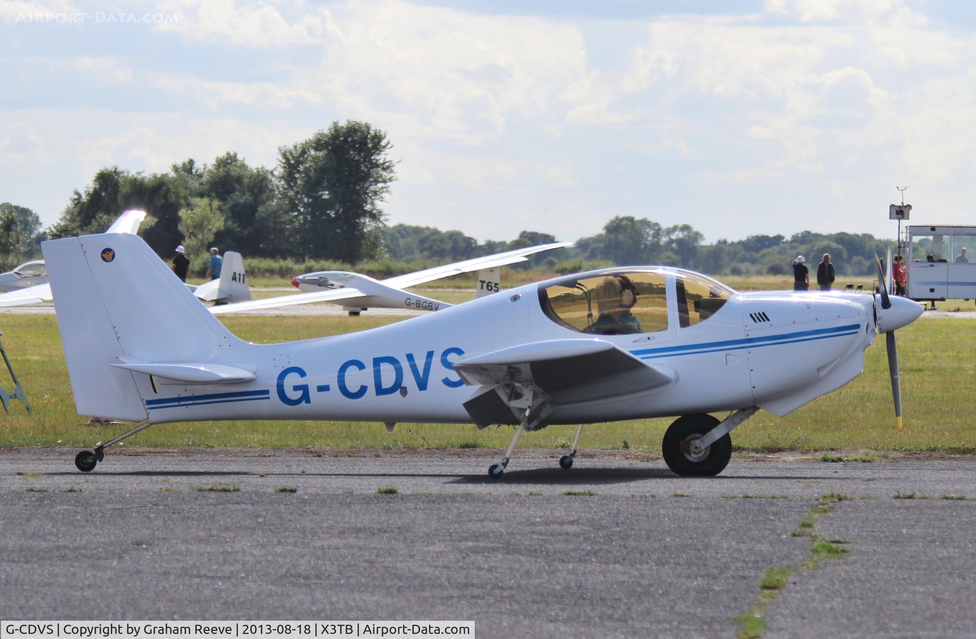 G-CDVS, 2006 Europa XS Monowheel C/N PFA 247-13217, Just landed.