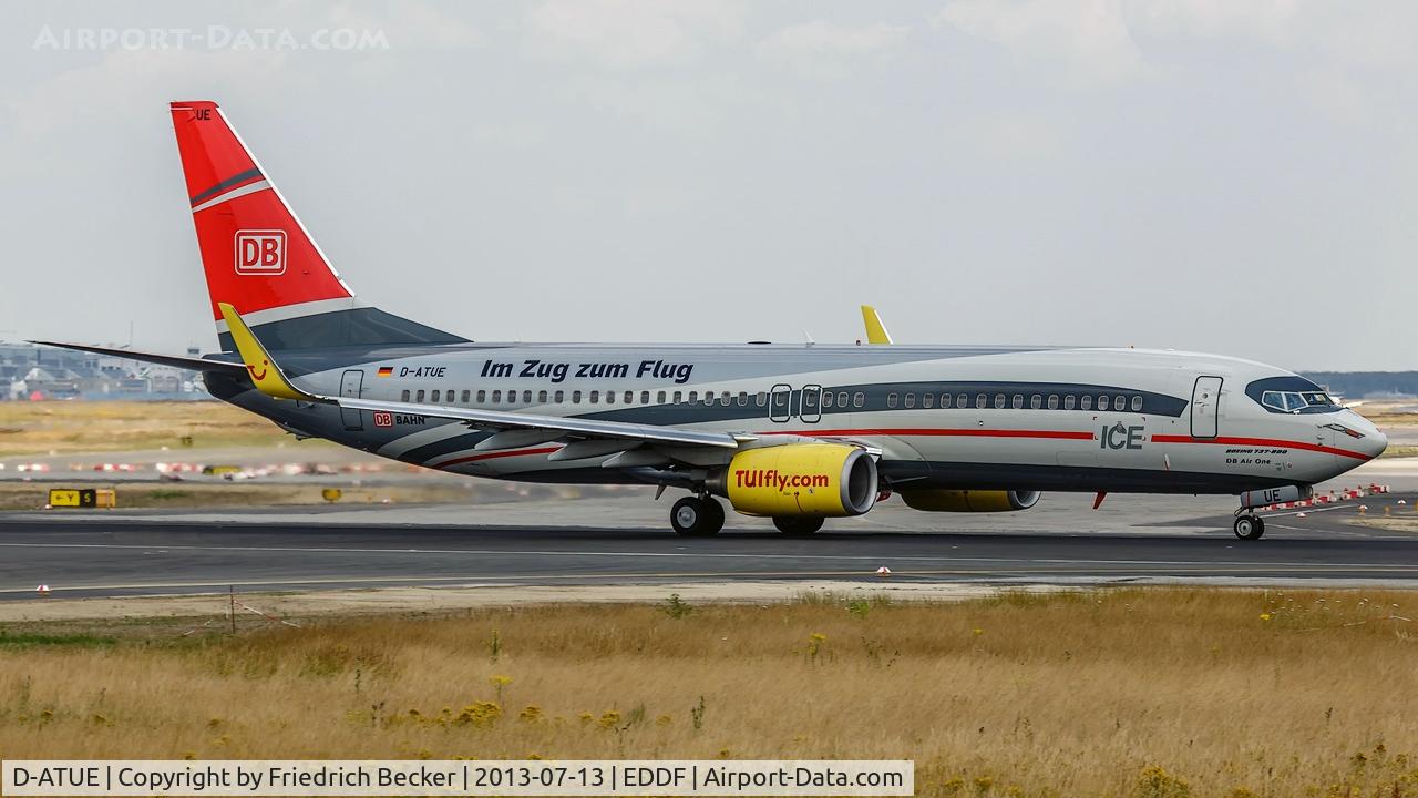 D-ATUE, 2006 Boeing 737-8K5 C/N 34686, departure via RW18W