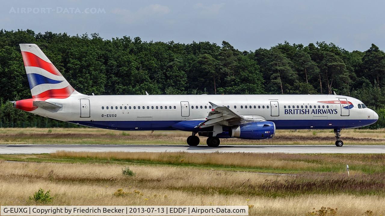 G-EUXG, 2004 Airbus A321-231 C/N 2351, departure via RW18W