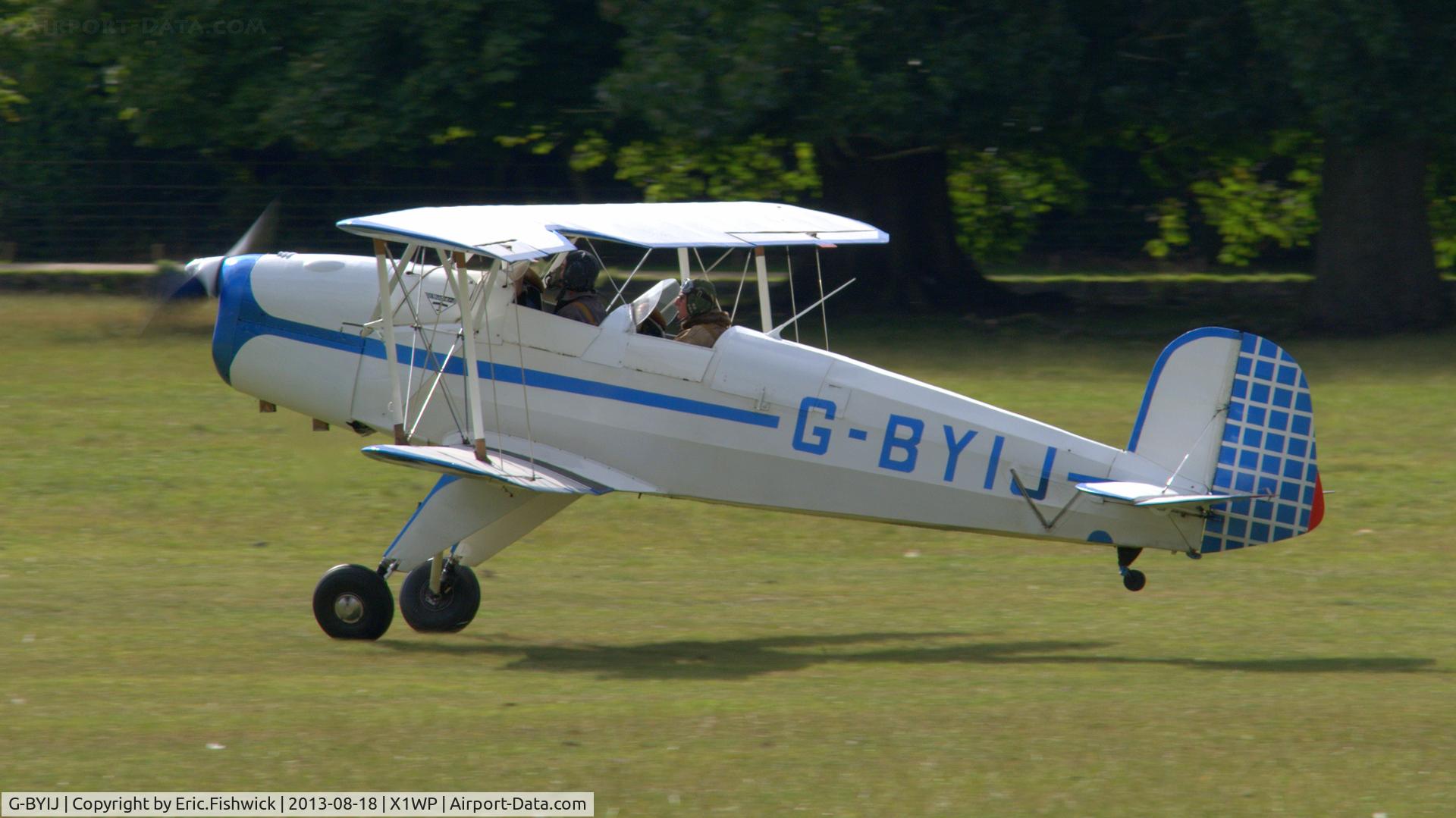 G-BYIJ, 1954 CASA 1-131E Series 2000 C/N 2110, 1. G-BYIJ at The 28th. International Moth Rally at Woburn Abbey, Aug. 2013.