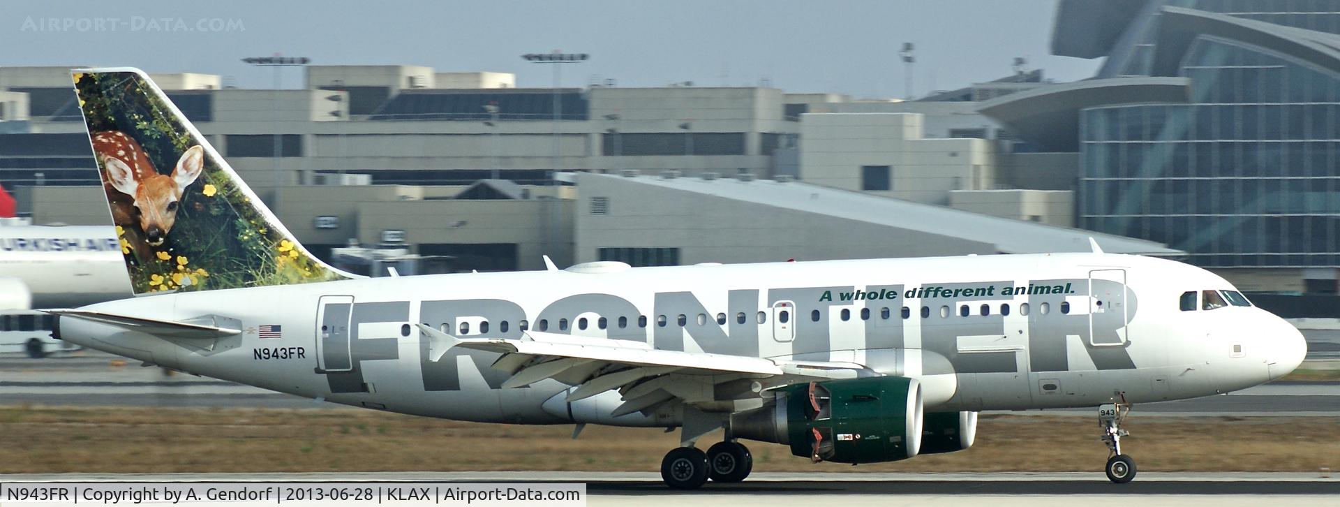 N943FR, 2005 Airbus A319-112 C/N 2518, Frontier Airlines (Deer Fawn 