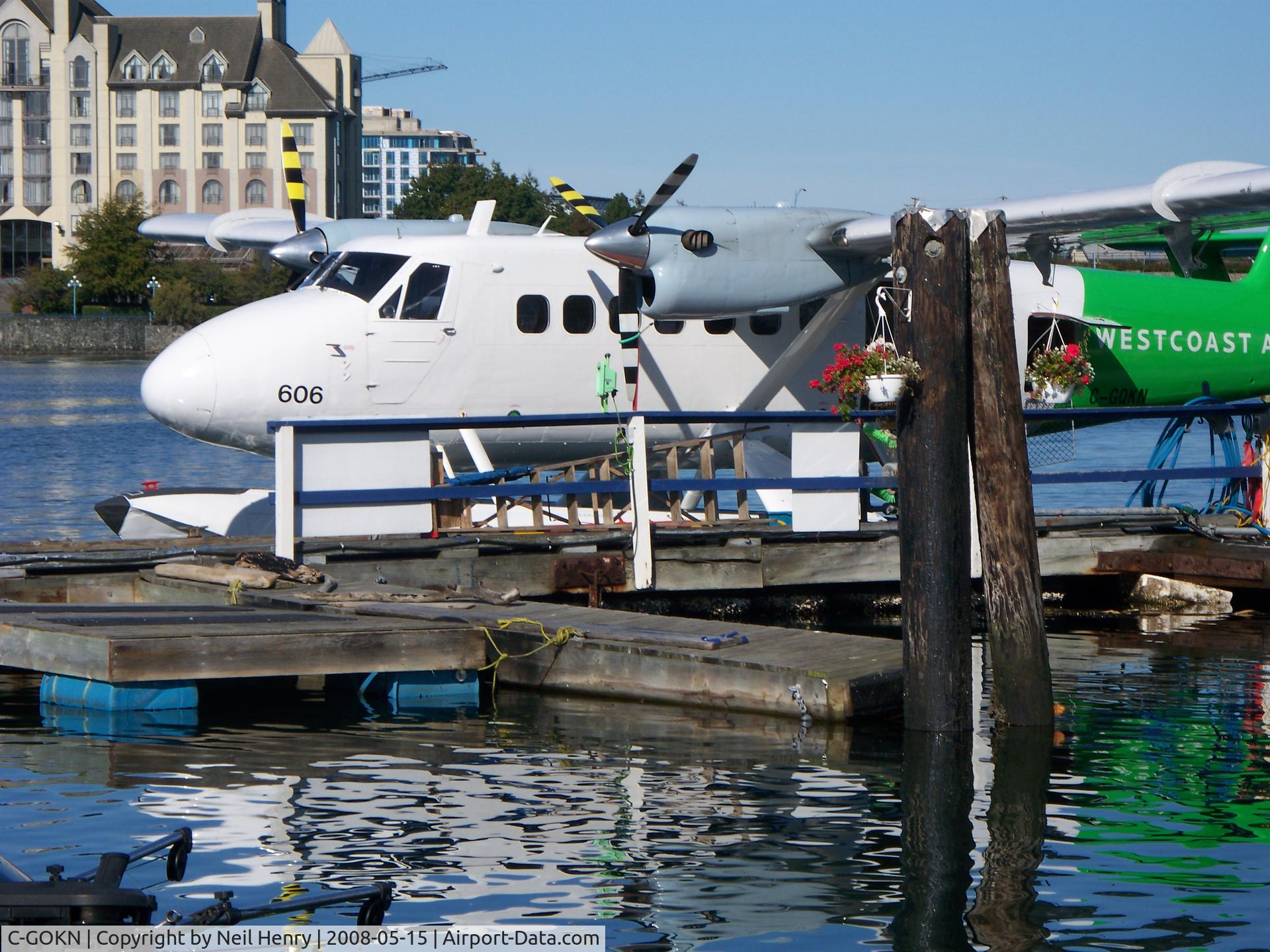 C-GOKN, De Havilland Canada DHC-6-100 Twin Otter C/N 94, taken Sept 2008 at Victoria, BC - harbourfront air terminal