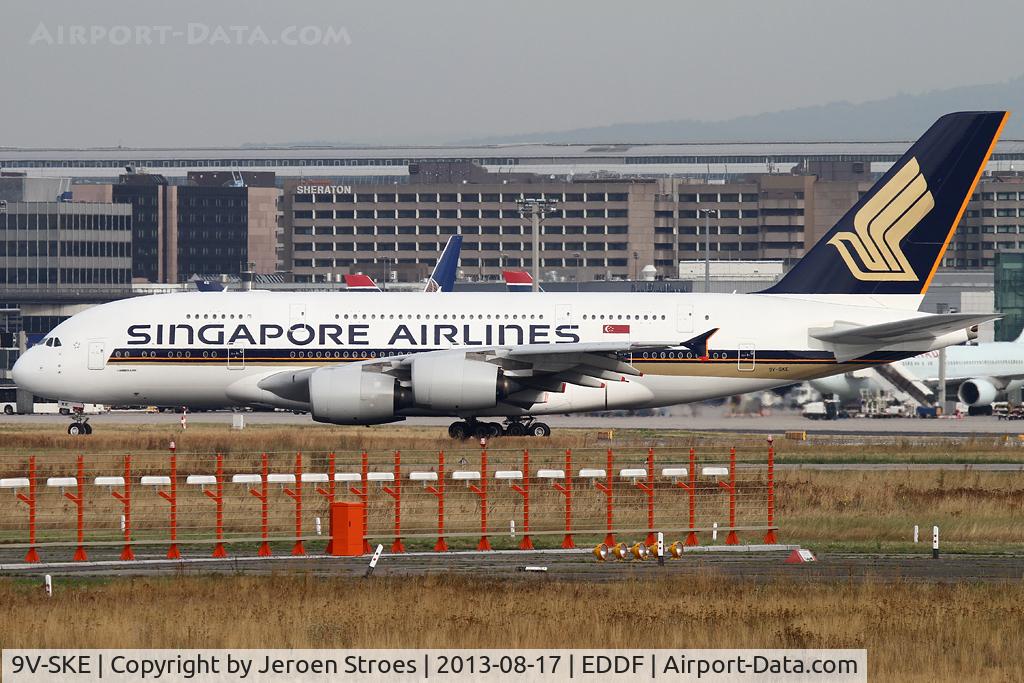 9V-SKE, 2007 Airbus A380-841 C/N 010, eddf