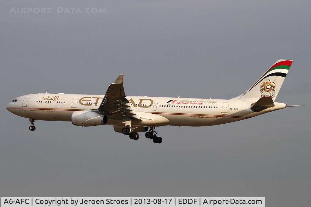 A6-AFC, 2010 Airbus A330-343X C/N 1167, Frankfurt 17-08-2013