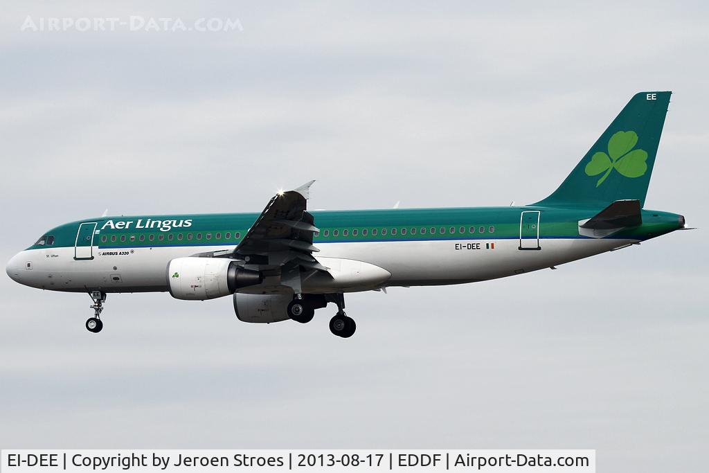 EI-DEE, 2004 Airbus A320-214 C/N 2250, green..
