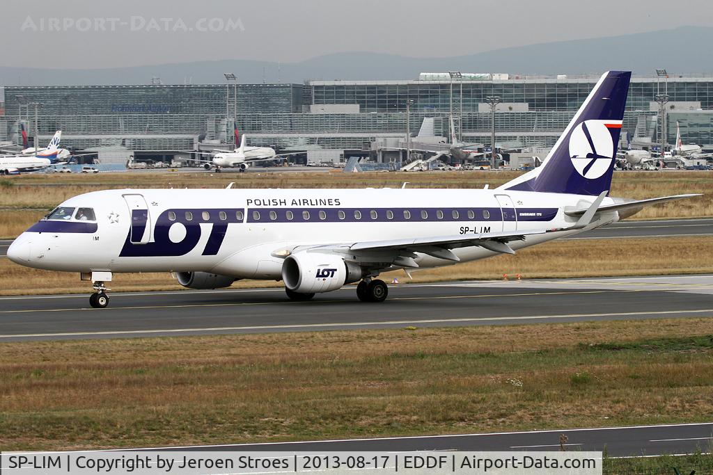SP-LIM, 2010 Embraer 175LR (ERJ-170-200LR) C/N 17000311, Frankfurt 17-08-2013