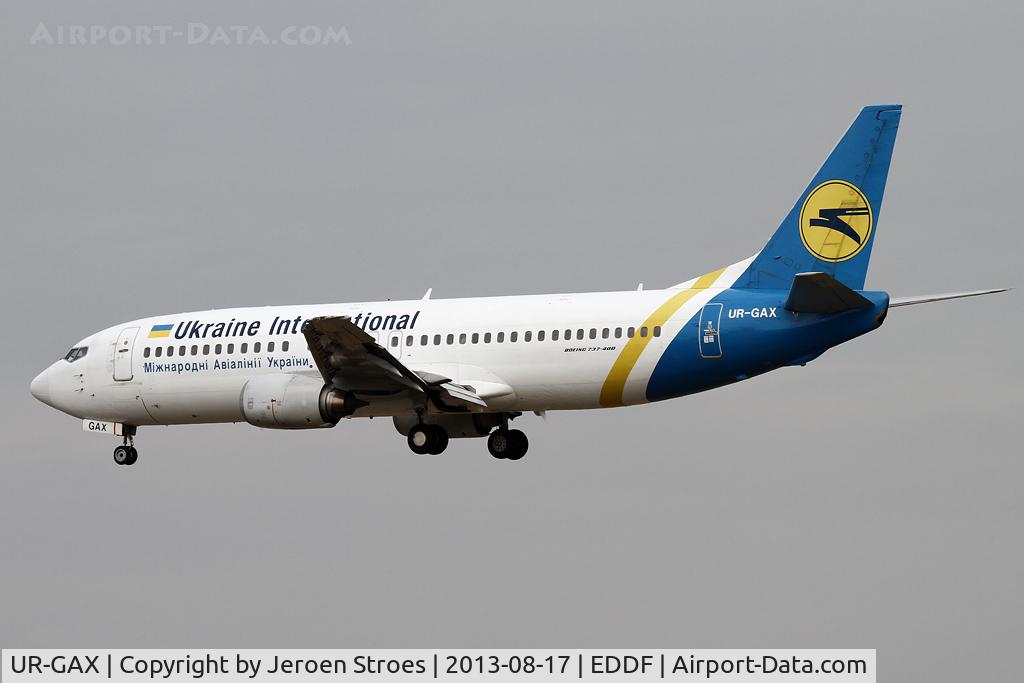 UR-GAX, 1992 Boeing 737-4Y0 C/N 26066, Frankfurt 17-08-2013