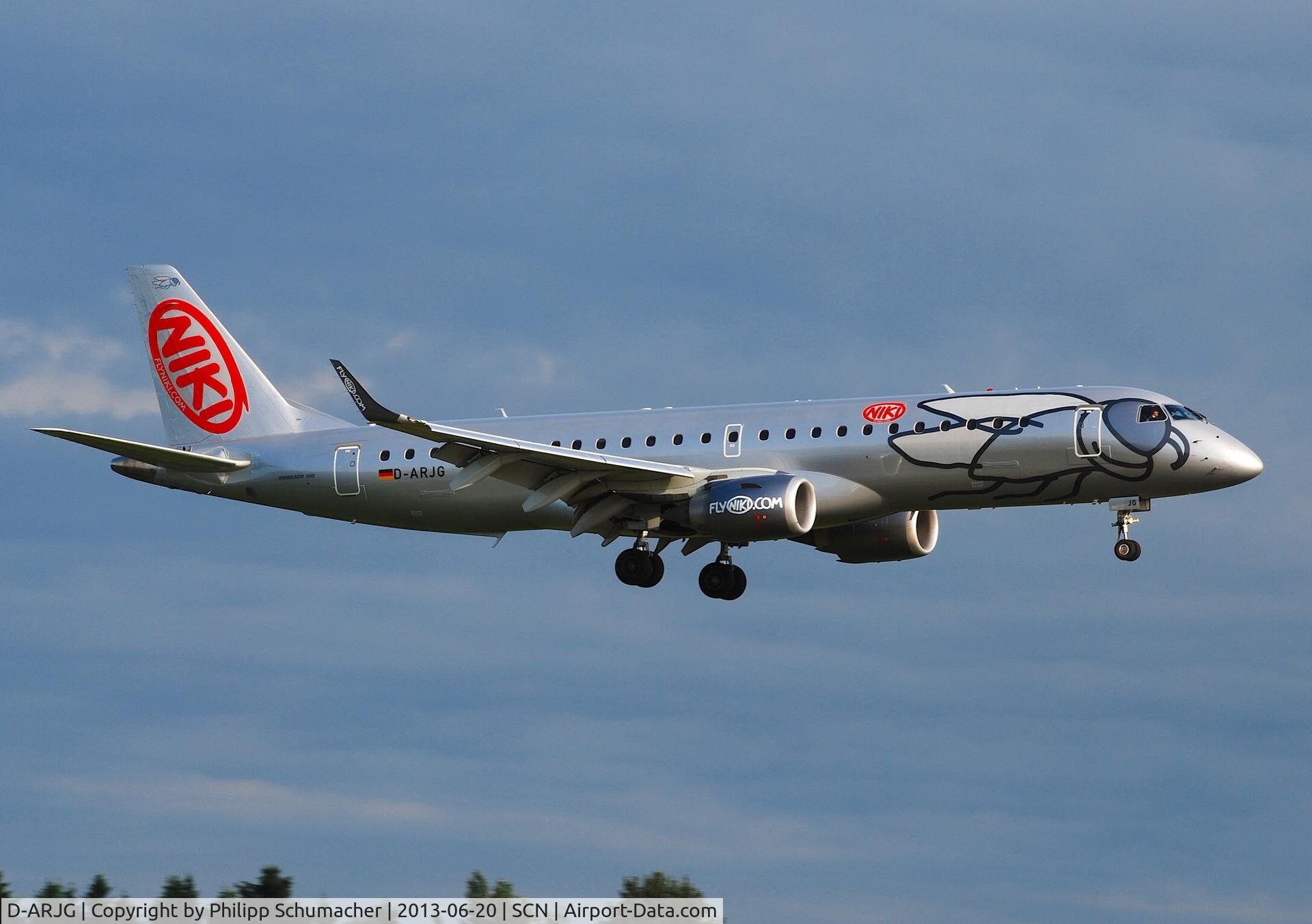 D-ARJG, 2011 Embraer 190LR (ERJ-190-100LR) C/N 19000435, NIKI E190