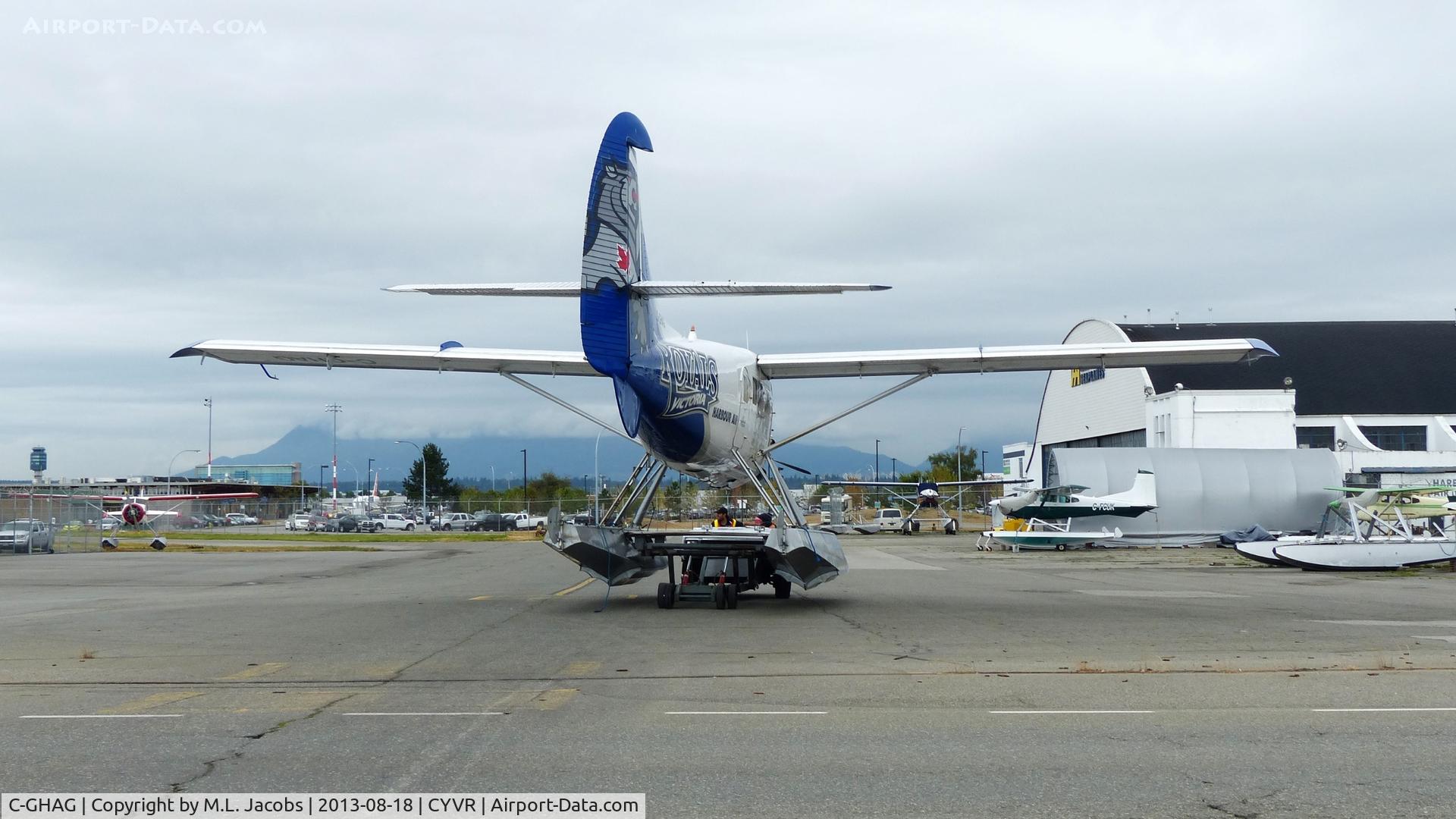 C-GHAG, 1957 De Havilland Canada DHC-3 Turbo Otter C/N 214, Riddle: Why did the float plane cross the road?