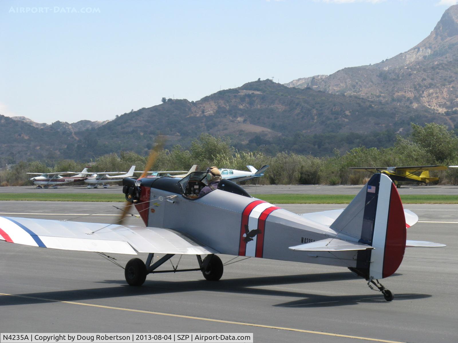 N4235A, Bowers Fly Baby C/N 73-21, 1991 Schuetz BOWERS FLY BABY 1-A, Continental C75 85 Hp, taxi
