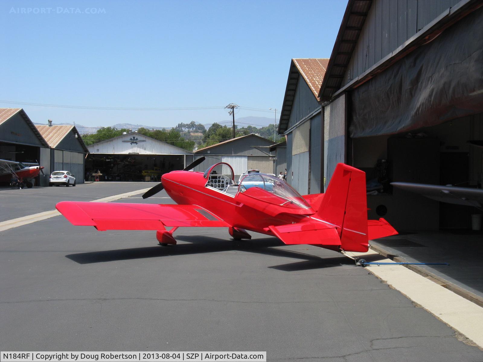 N184RF, 2003 Vans RV-8 C/N 80122, 2003 Findly VAN's RV-8, Lycoming IO-360, now with wing walk, no more taking shoes off.