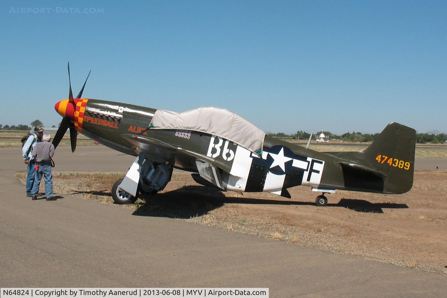 N64824, 1944 North American P-51D-30NA Mustang C/N 122-4929, 1944 North American P-51D, c/n: 44-74389