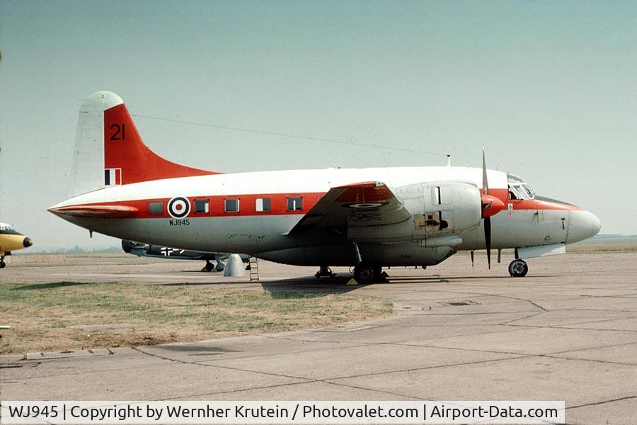 WJ945, 1953 Vickers Varsity T.1 C/N 619, Museum exhibit