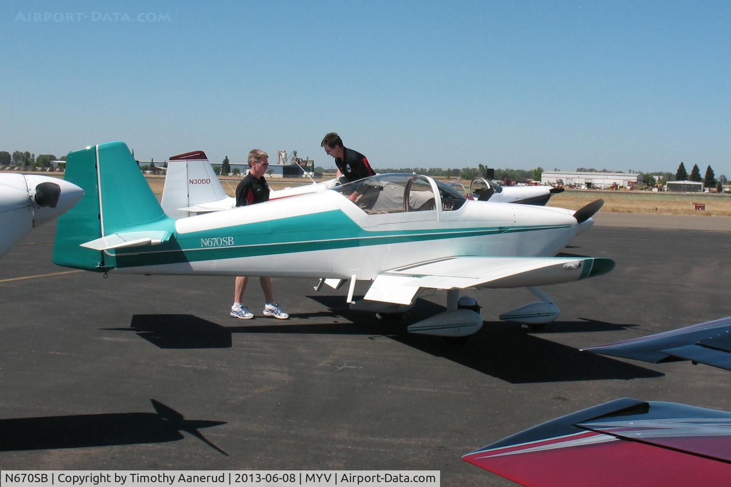 N670SB, 2001 Vans RV-6A C/N 23806, 2001 Vans RV-6A, c/n: 23806