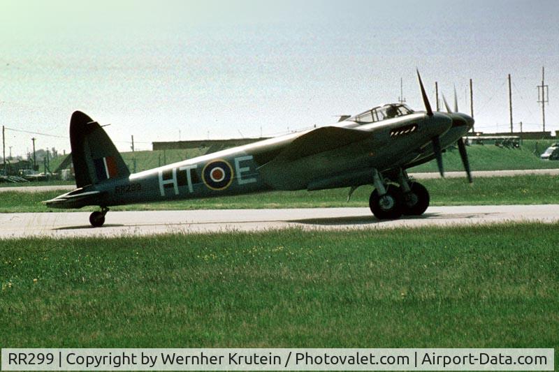 RR299, 1965 De Havilland DH98 Mosquito T.3 C/N RR299, Rolls-Royce Merlin