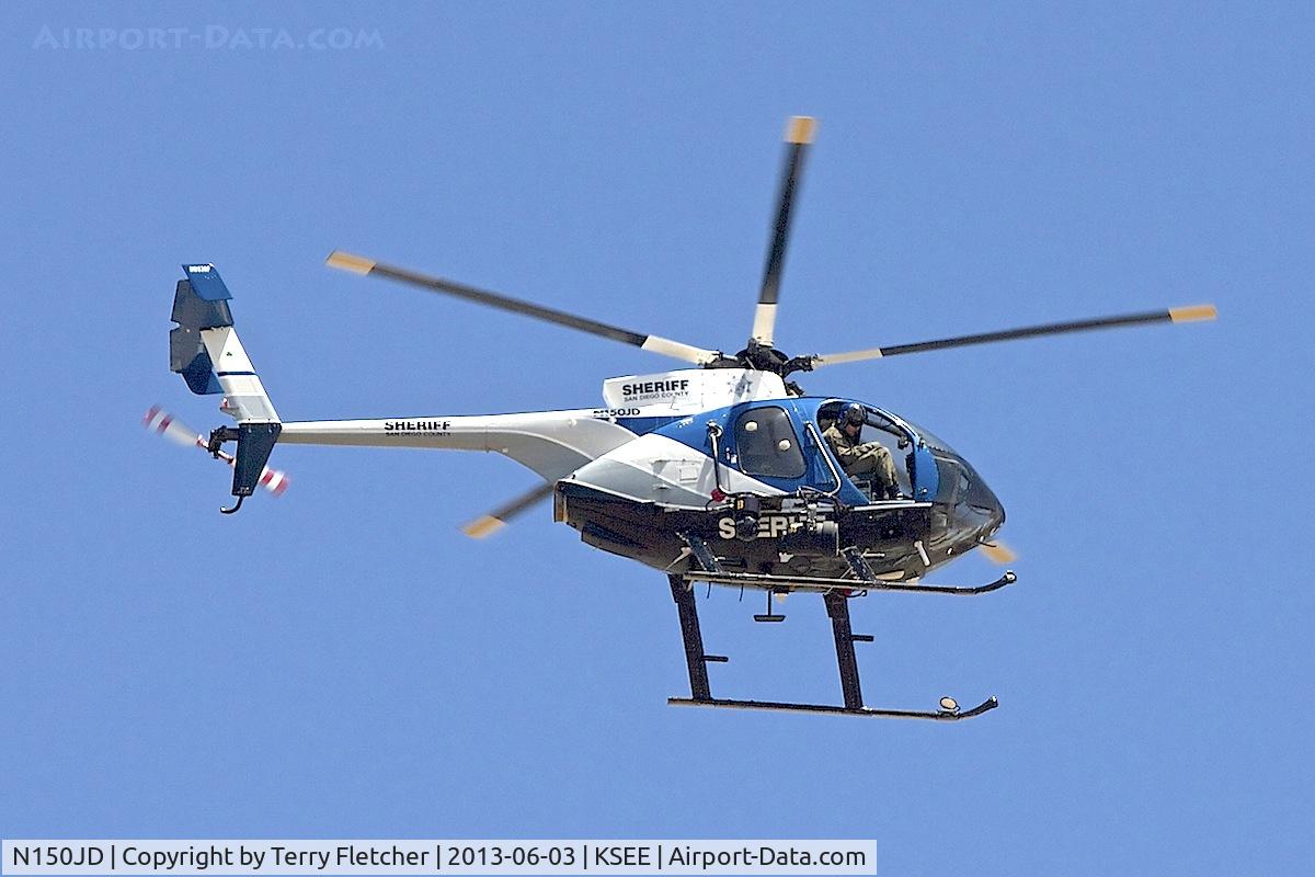 N150JD, 2000 MD Helicopters 369FF C/N 0710FF, At Gillespie Field , San Diego , California