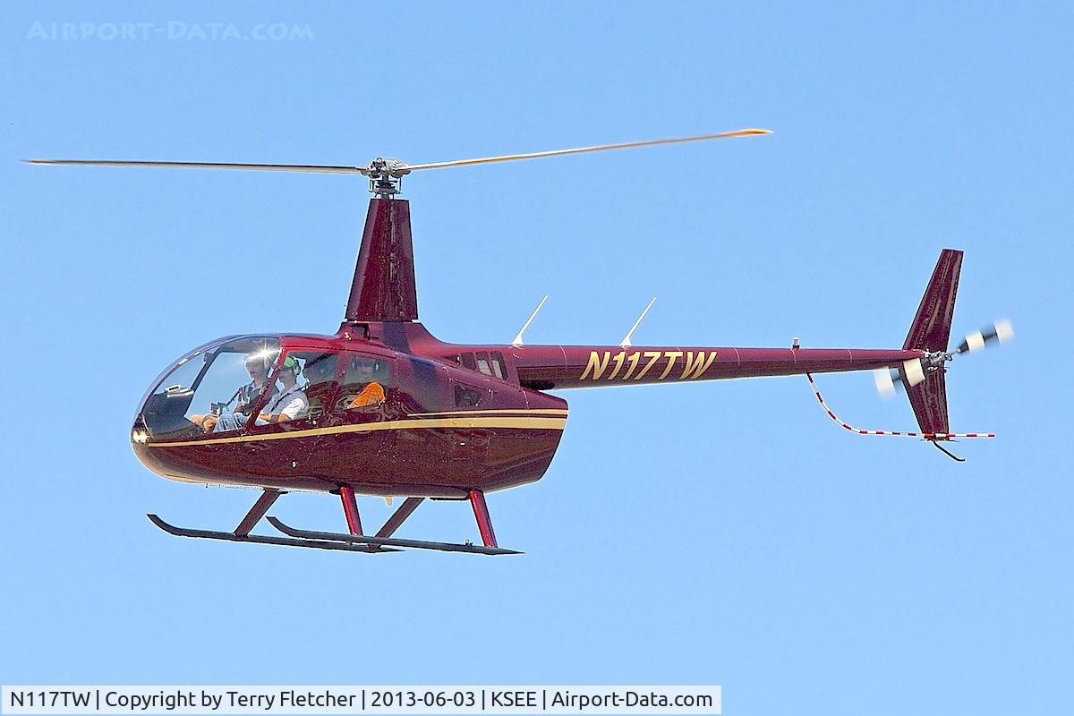 N117TW, Robinson R66 C/N 0042, At Gillespie Field , San Diego , California