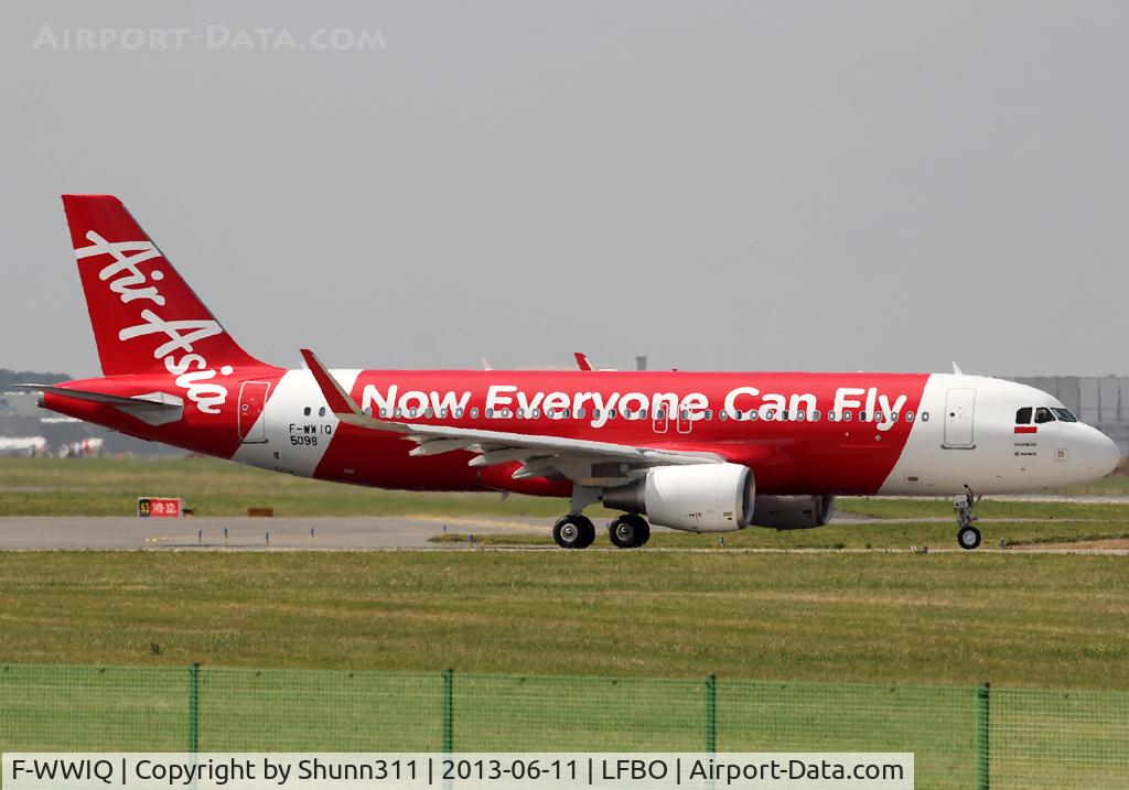 F-WWIQ, 2012 Airbus A320-214 C/N 5098, C/n 5098 - To be PK-AZE and modified as an Airbus A320-216(WL)