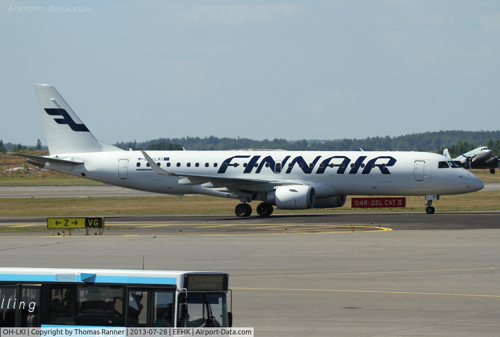 OH-LKI, 2007 Embraer 190AR (ERJ-190-100IGW) C/N 19000117, Finnair Emb190