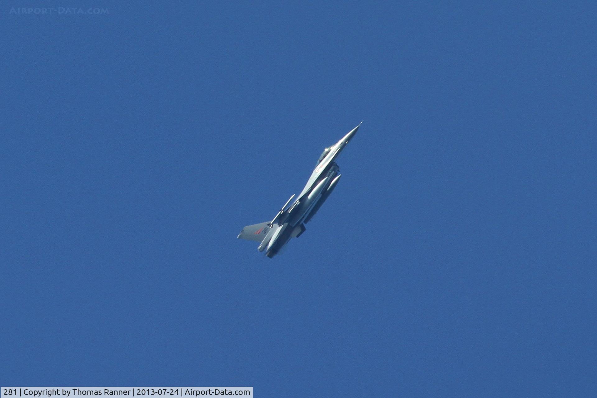 281, General Dynamics F-16AM Fighting Falcon C/N 6K-10, RNoAF F-16
