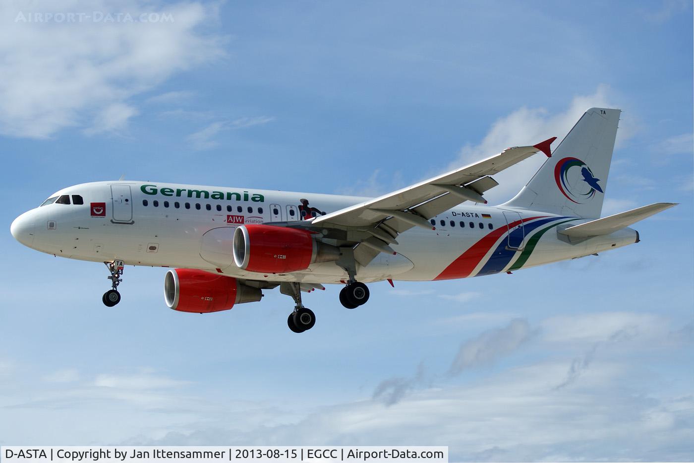 D-ASTA, 2011 Airbus A319-112 C/N 4663, d-asta @ egcc