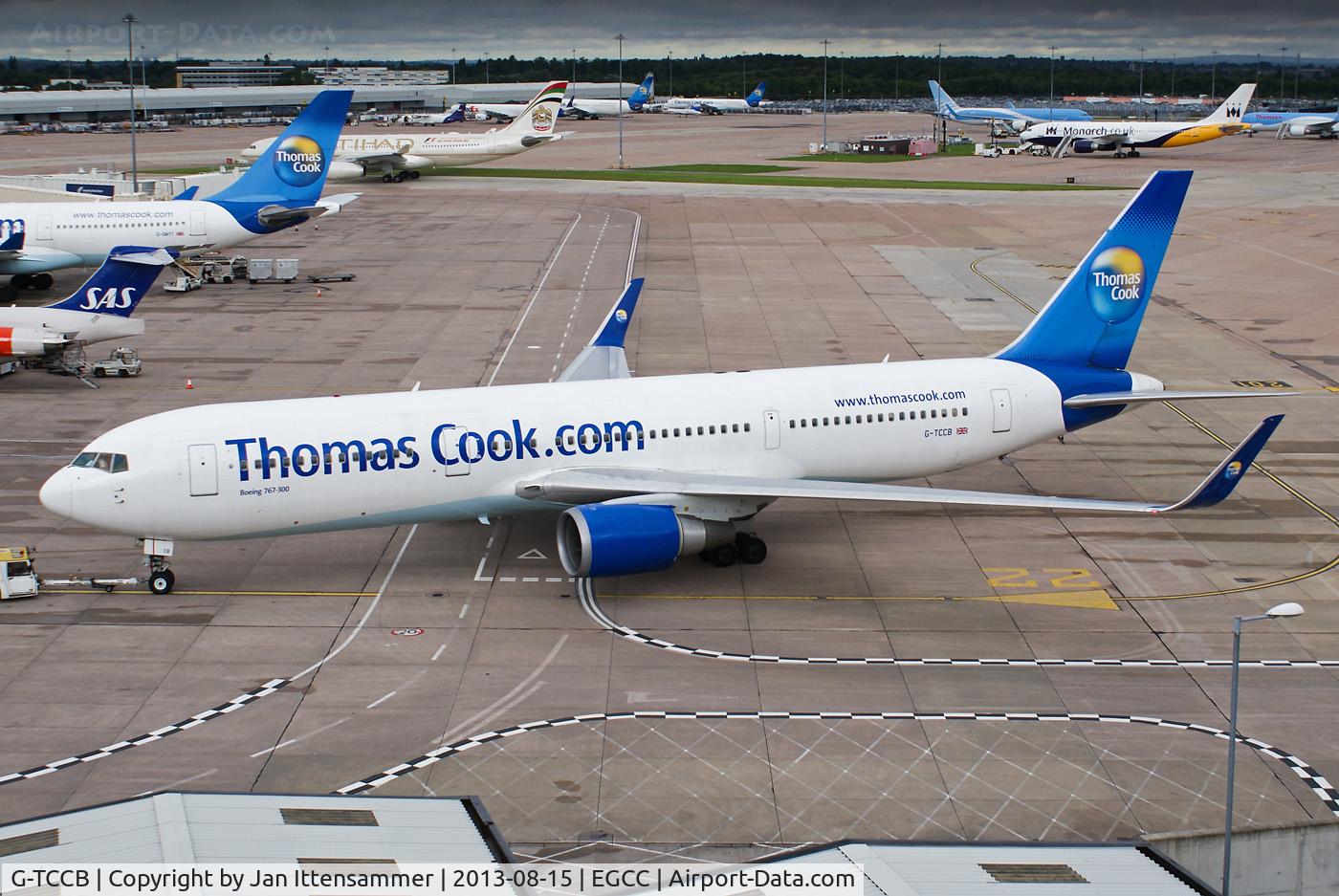 G-TCCB, 1997 Boeing 767-31K C/N 28865, g-tccb @ egcc