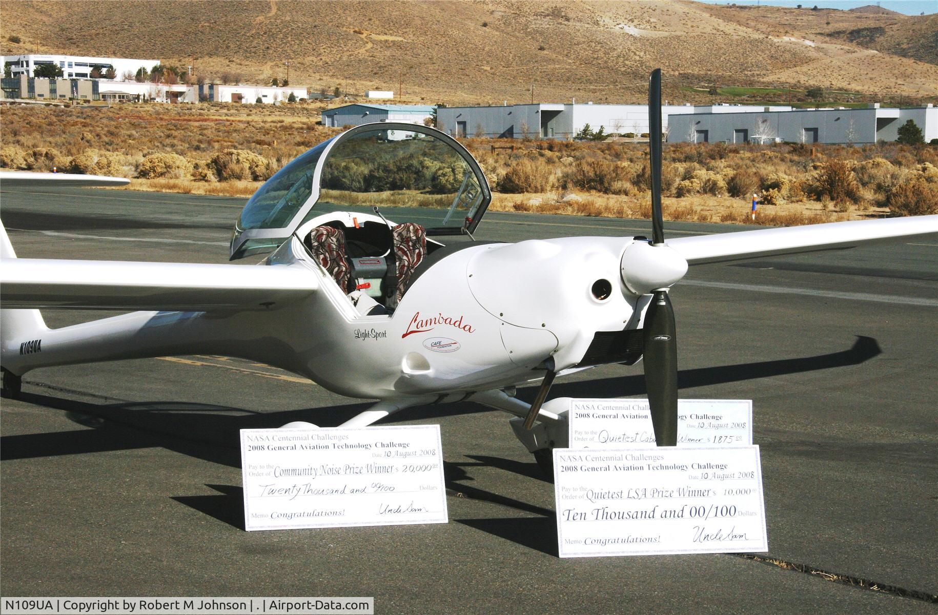 N109UA, 1998 Urban Air UFM-13 Lambada C/N 101/13, NASA/CAFE  Contest