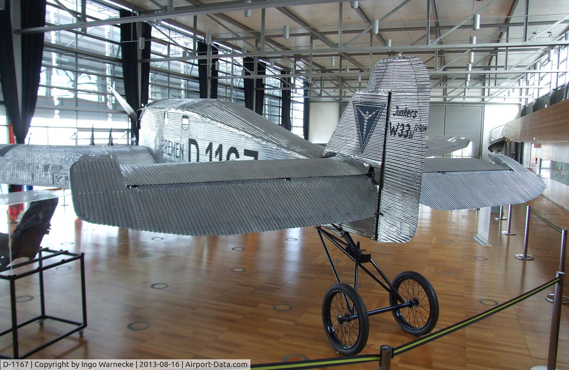 D-1167, Junkers W 33b C/N 2504, Junkers W 33b 'BREMEN', the first plane to cross the North Atlanic ocean from east to west in 1928 (on long term loan from the Henry Ford Museum, Dearborn MI, restored and exibited at Bremen airport, Bremen GERMANY)