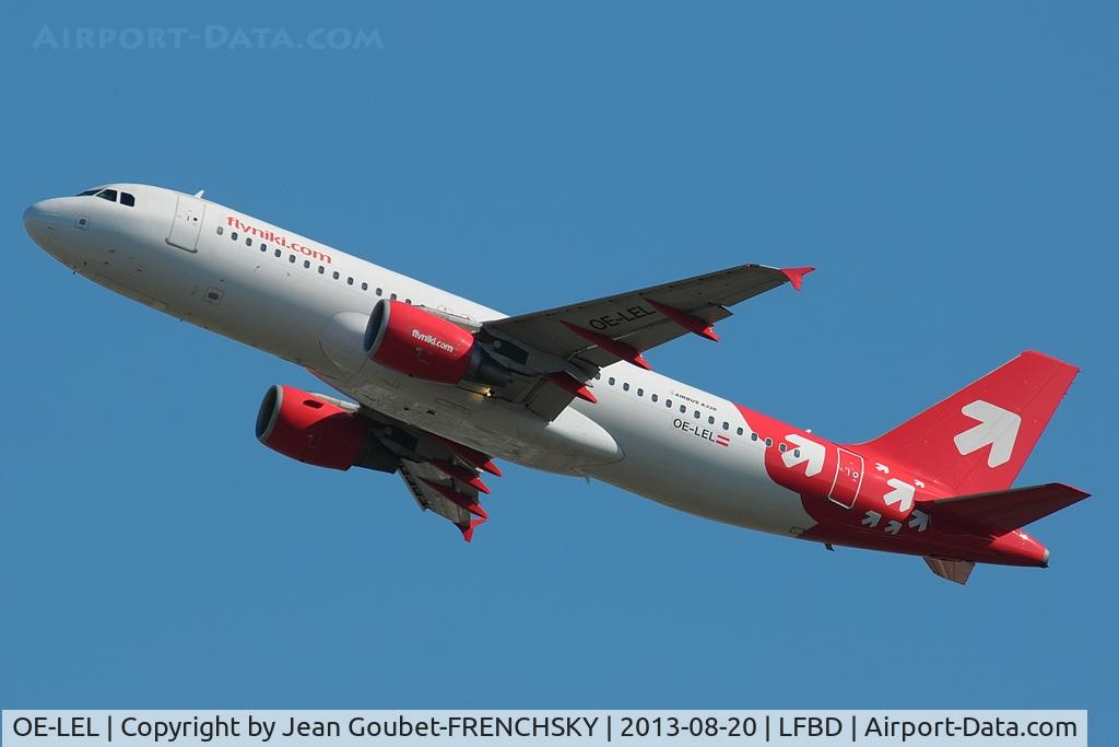 OE-LEL, 2006 Airbus A320-214 C/N 2668, FlyNiki take off 05 to Exeter
