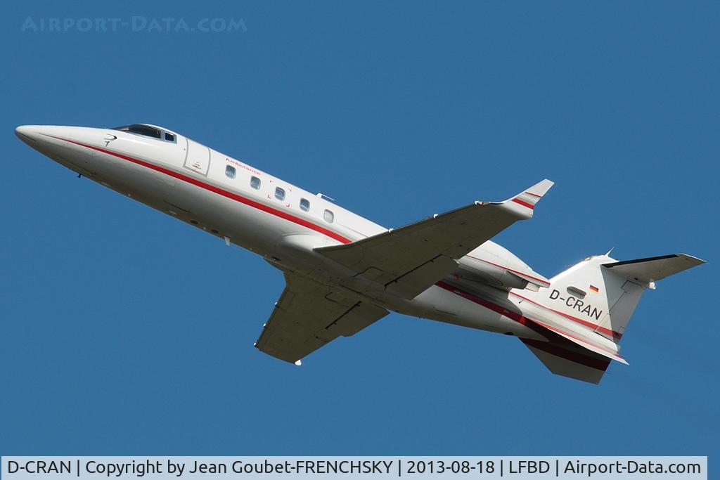 D-CRAN, 1993 Learjet 60 C/N 60-019, Ambulance take off 23