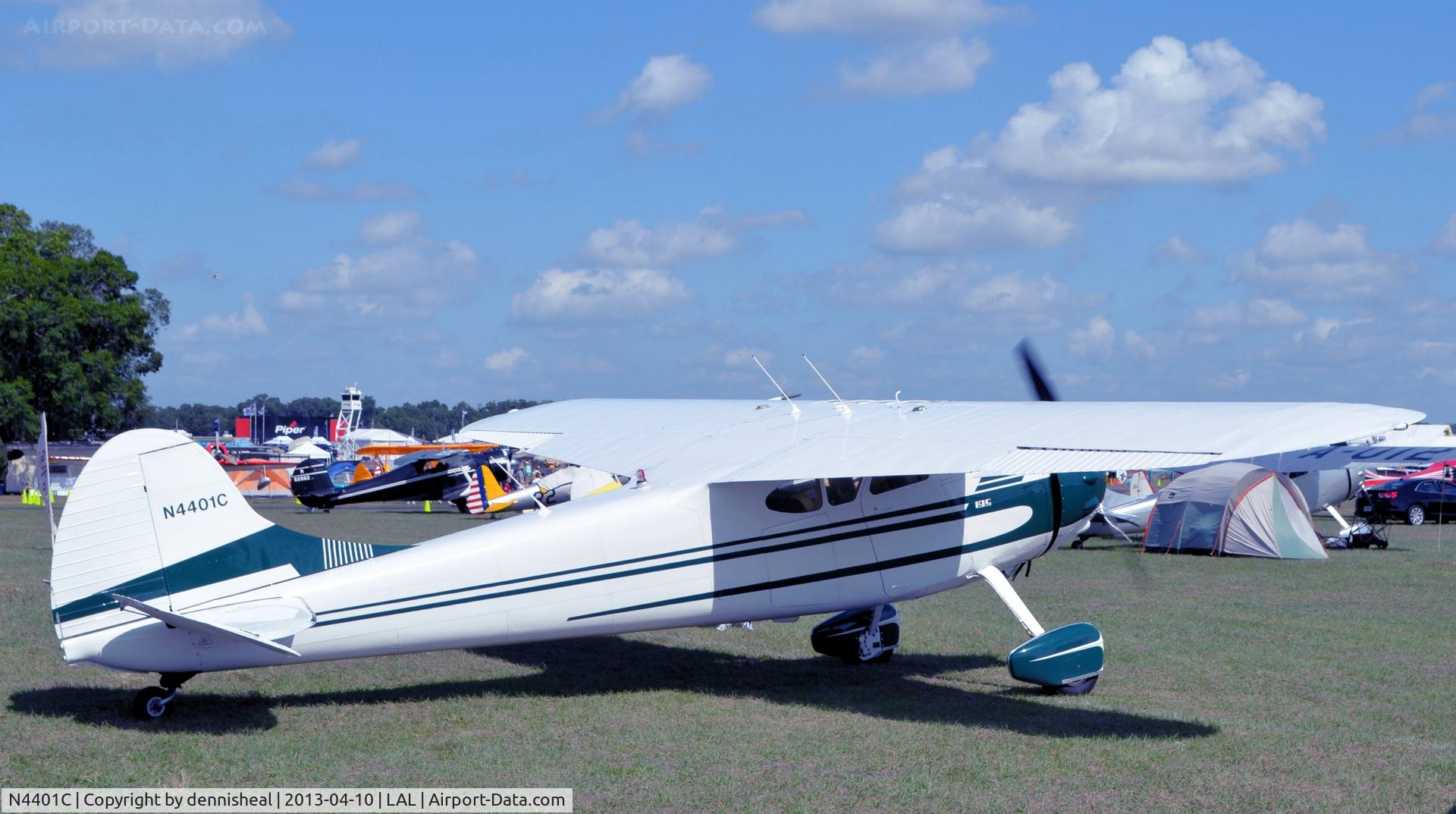 N4401C, 1952 Cessna 195A C/N 7986, 1952 CESSNA 195A AT SUN N FUN