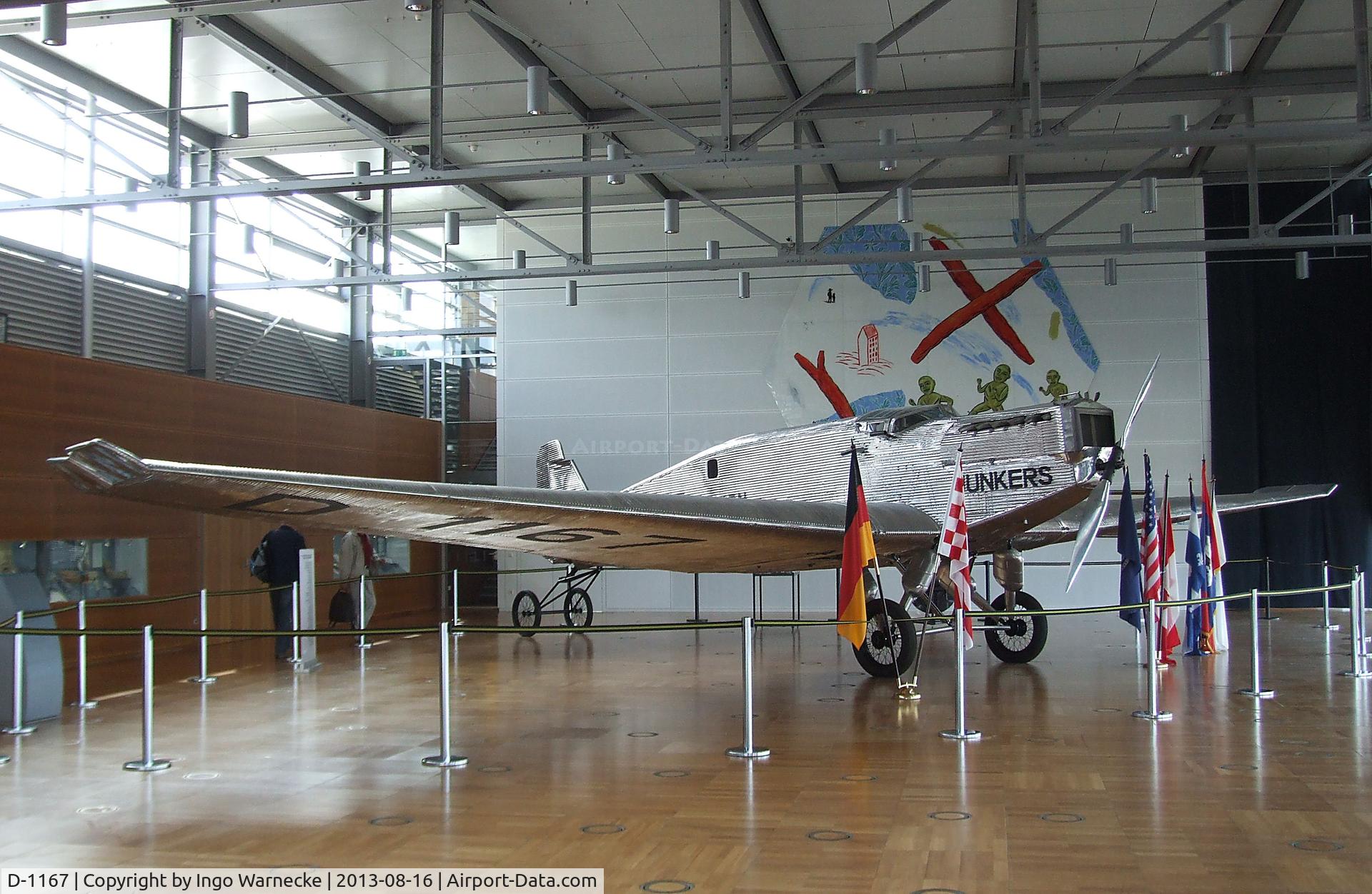 D-1167, Junkers W 33b C/N 2504, Junkers W 33b 'BREMEN', the first plane to cross the North Atlanic ocean from east to west in 1928 (on long term loan from the Henry Ford Museum, Dearborn MI, restored and exibited at Bremen airport, Bremen GERMANY)