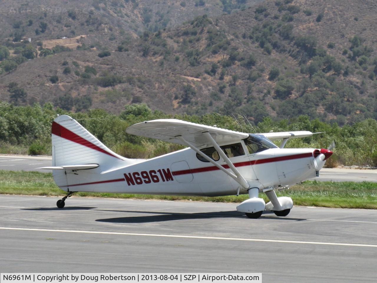 N6961M, 1949 Stinson 108-3 Voyager C/N 108-4961, 1949 Stinson 108-3 STATION WAGON, Franklin 6A4165 165 Hp, landing roll Rwy 22
