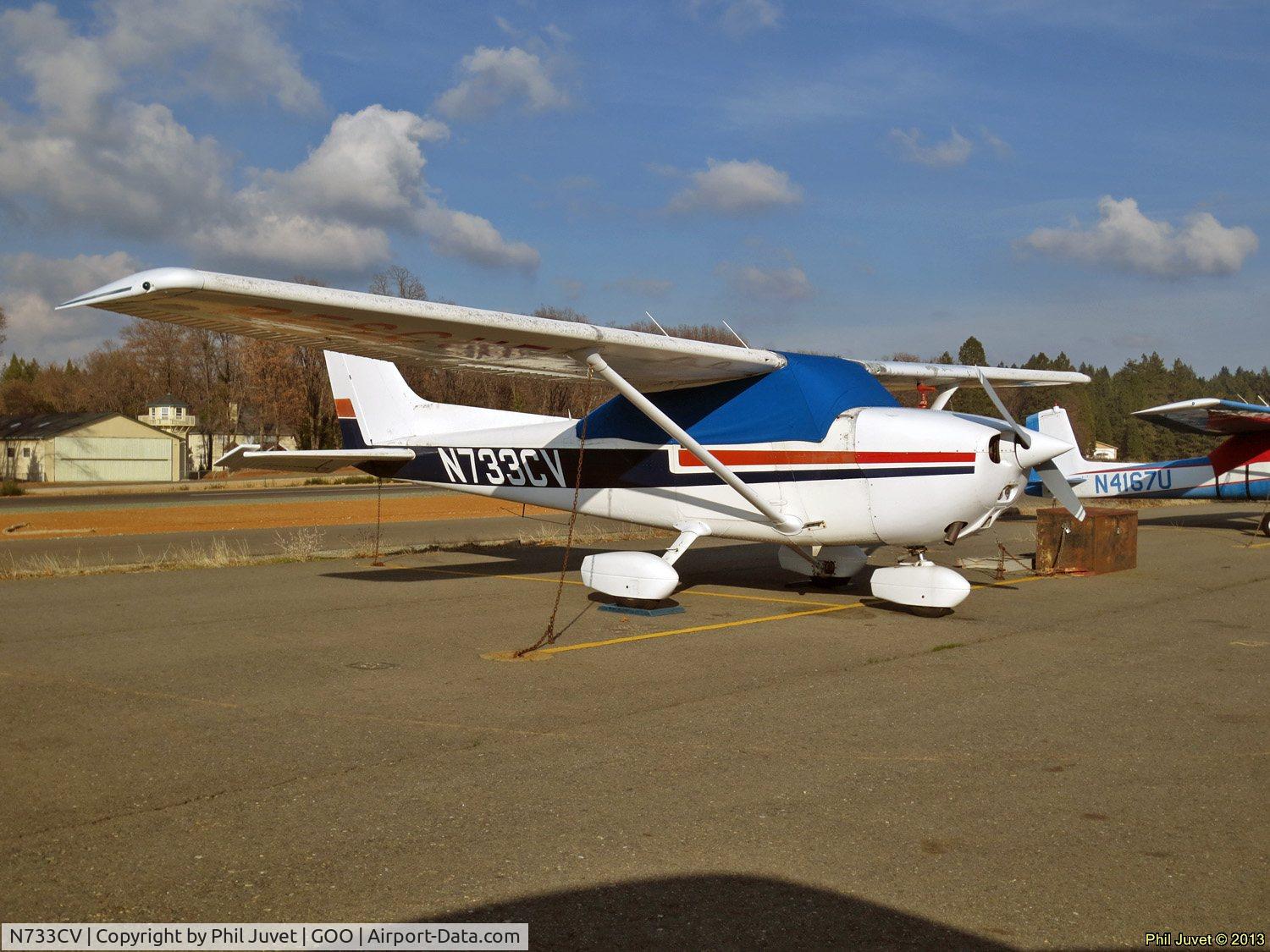 N733CV, 1976 Cessna 172N C/N 17268199, Parked at Nevada County Airport, Grass Valley, CA.