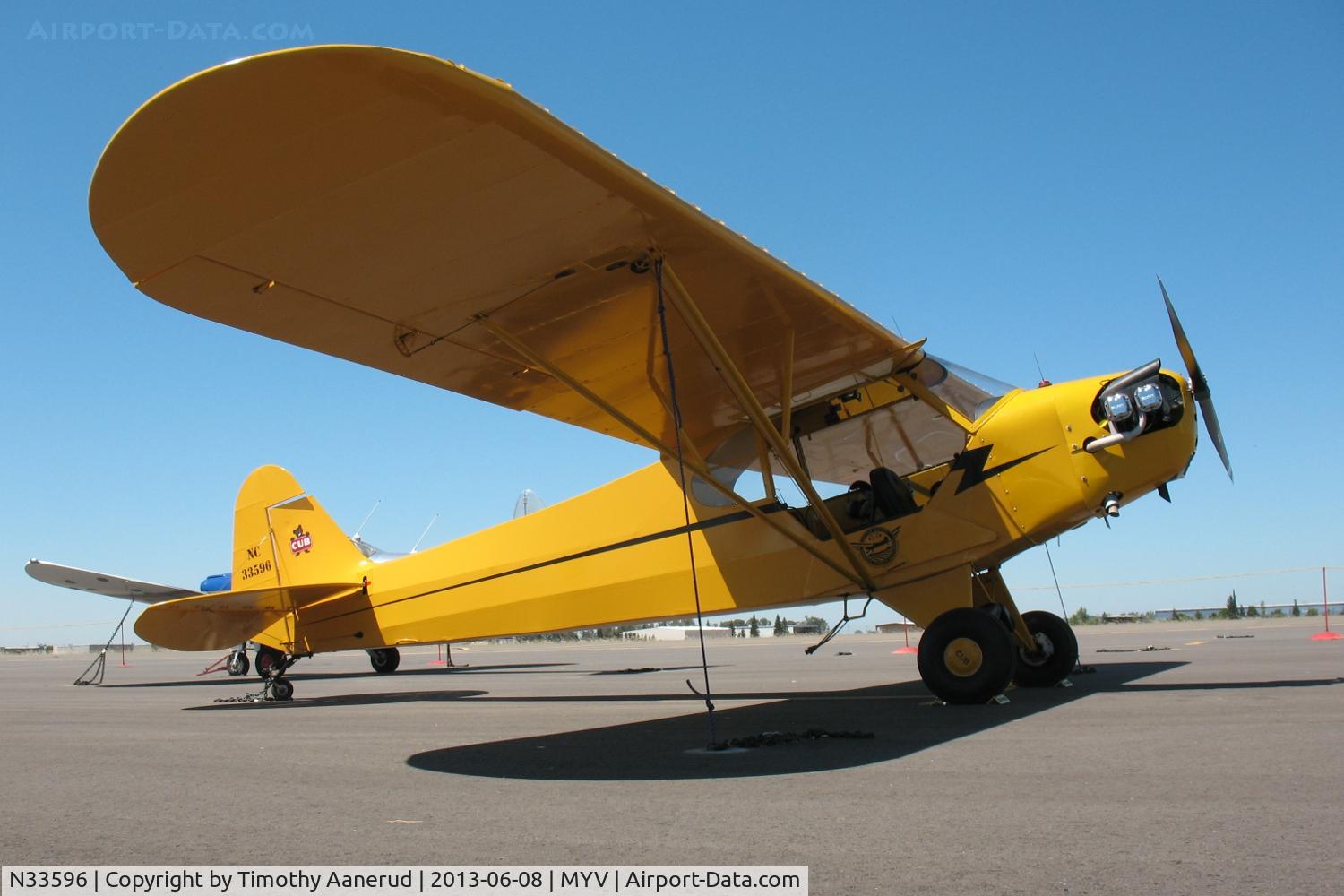 N33596, 1945 Piper J3C-65 Cub C/N 14073, 1945 Piper J3C-65, c/n: 14073