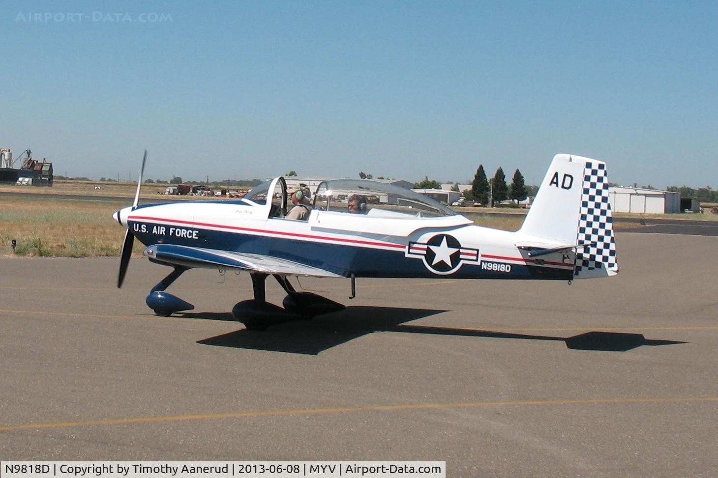 N9818D, 2012 Vans RV-8A C/N 82094, 2012 VANS RV-8A, c/n: 82094