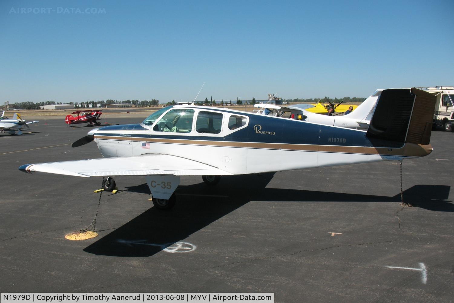 N1979D, 1952 Beech C35 Bonanza C/N D-3200, 1952 Beech C35, c/n: D-3200