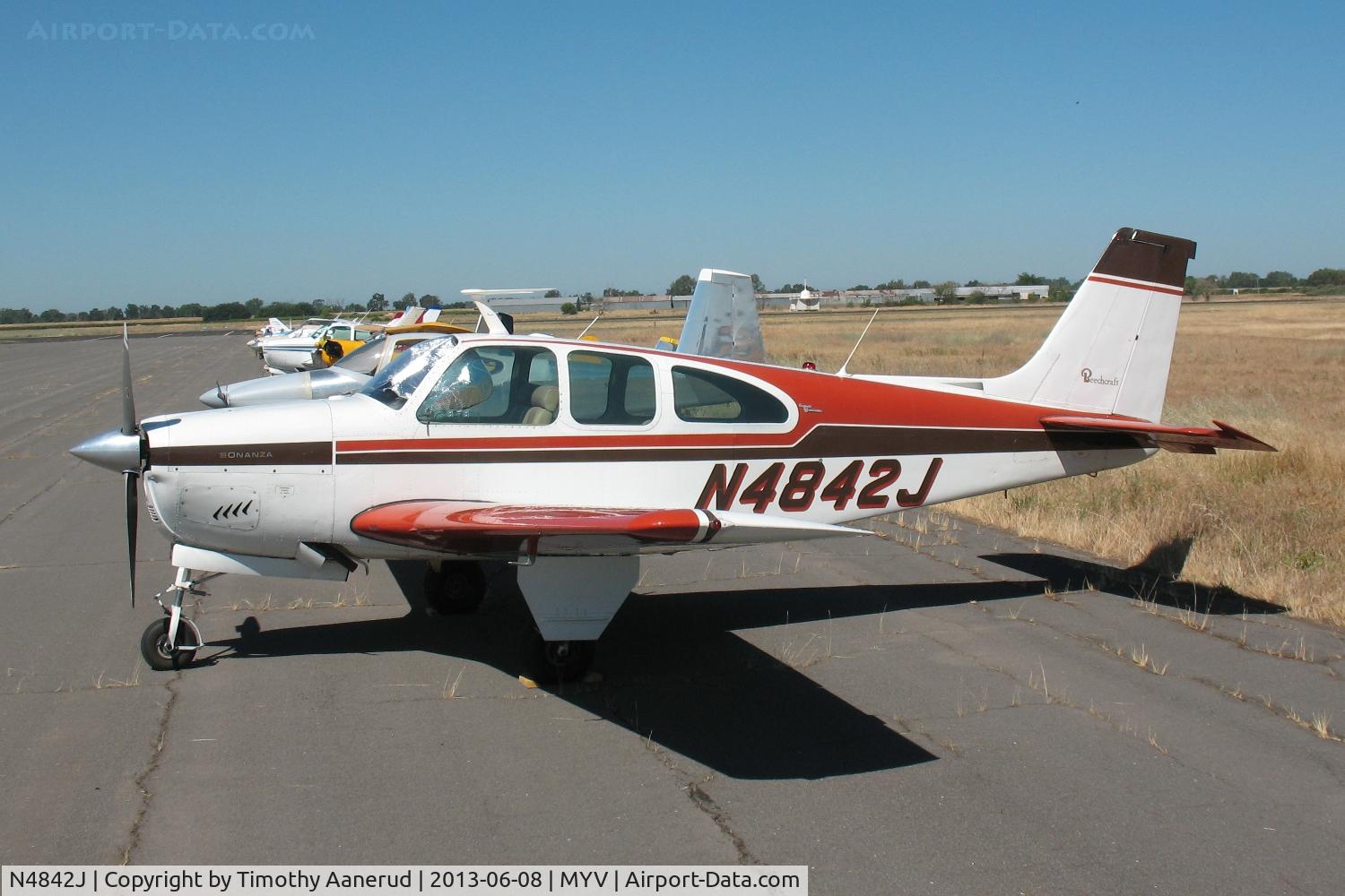 N4842J, 1966 Beech 35-C33A Debonair C/N CE-123, 1966 Beech 35-C33A, c/n: CE-123