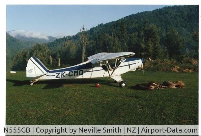 N555GB, 1968 Piper PA-18A 150 Super Cub C/N 18-6379, Piper Cub 18-6379 x ZK CMQ was owned and operated by Neville and Kathy Smith and used on venison recovery of remote bushstrips in 1980's.