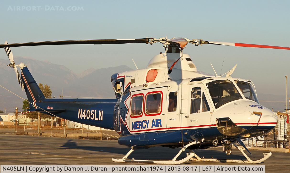 N405LN, 1981 Bell 412 C/N 33025, In the golden light