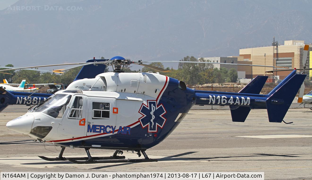 N164AM, 1991 Eurocopter-Kawasaki BK-117B-2 C/N 7229, Back at home base