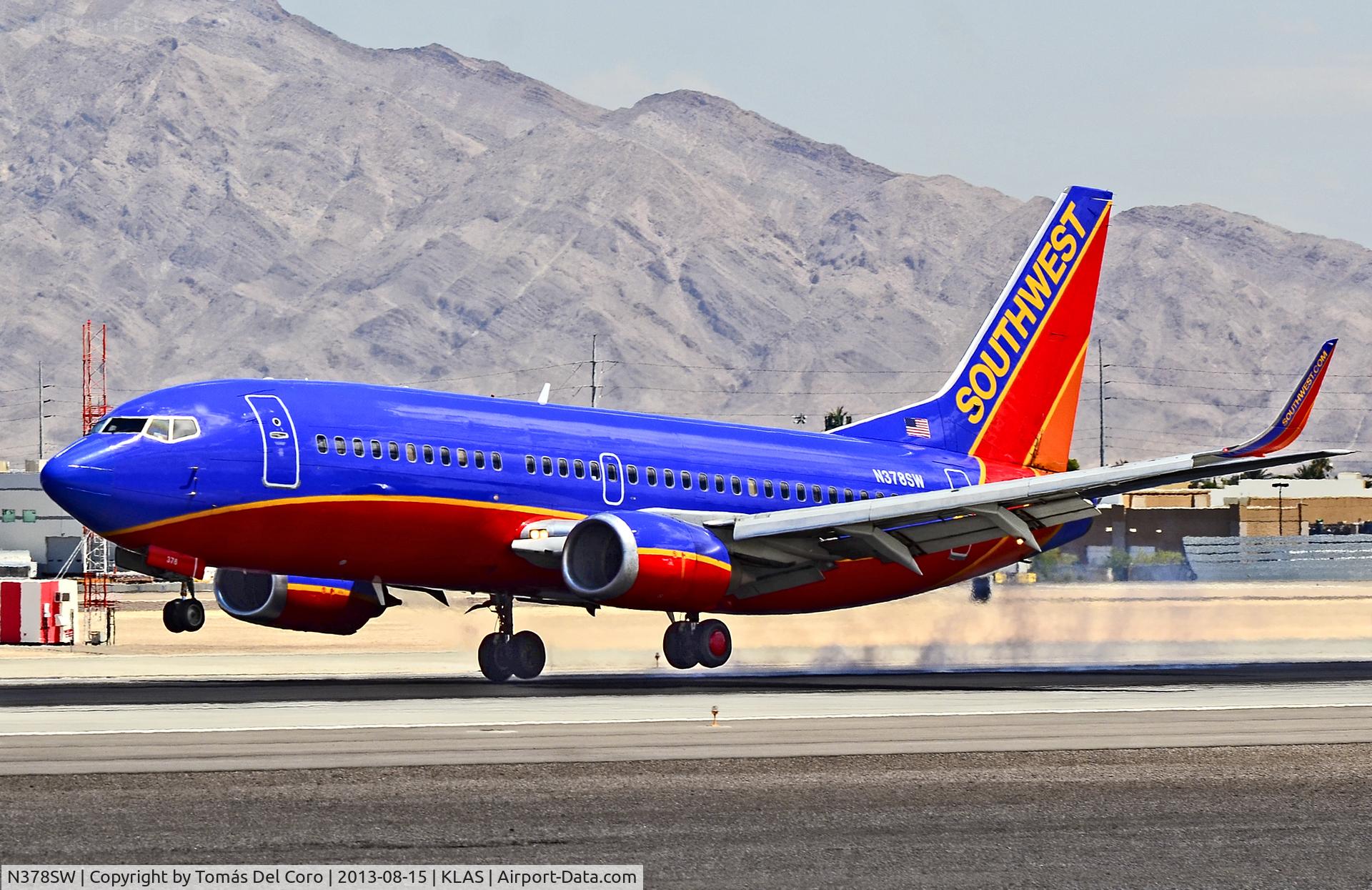 N378SW, 1994 Boeing 737-3H4 C/N 26585, N378SW 1994 Southwest Airlines Boeing 737-3H4 - cn 26585 / ln 2579

McCarran International Airport (KLAS)
Las Vegas, Nevada
TDelCoro
August 15, 2013