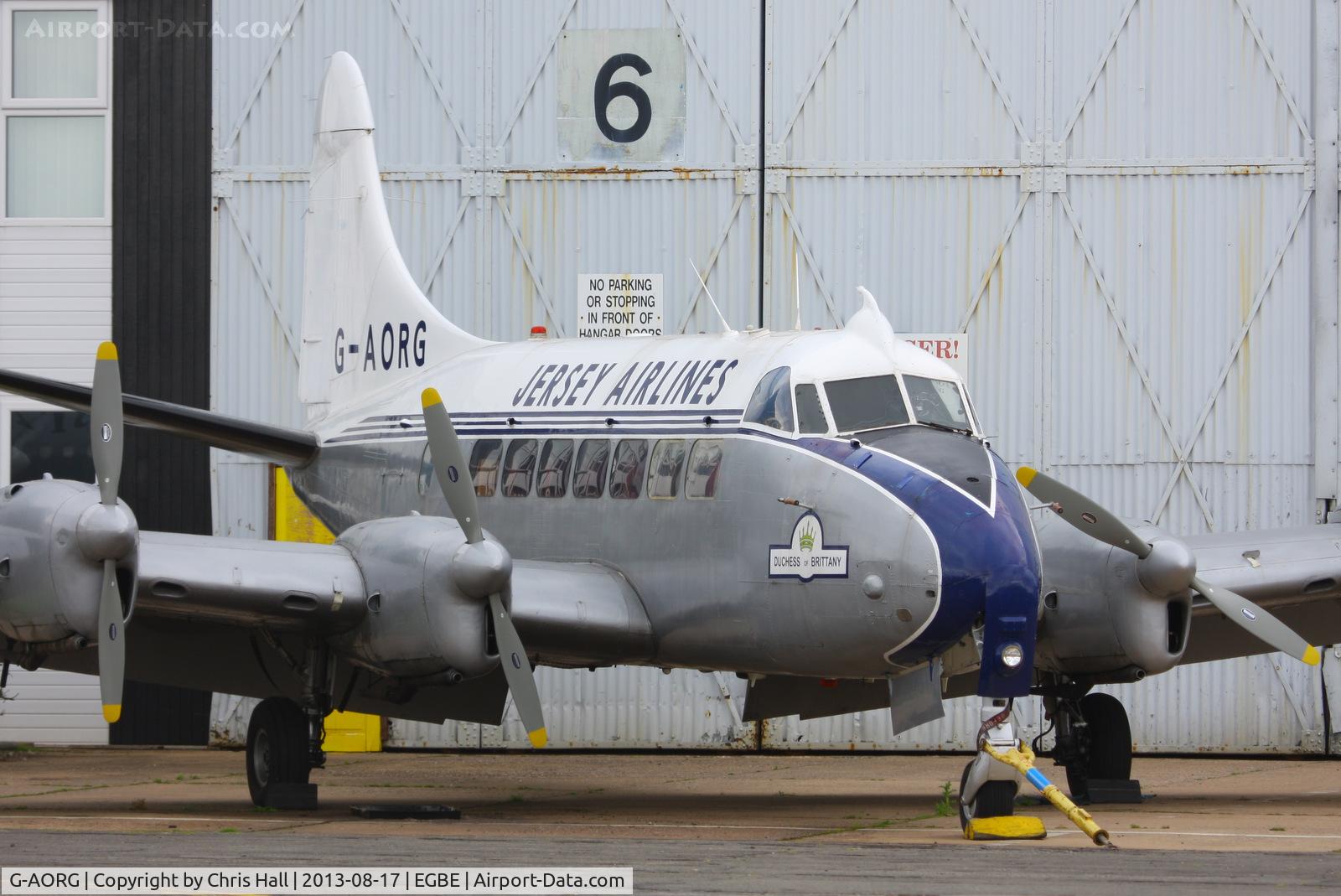 G-AORG, 1956 De Havilland DH-114 Sea Heron C.1 C/N 14101, Duchess of Brittany (Jersey) Ltd